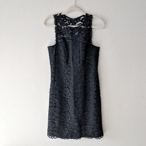 Shoshanna Black Lace Cocktail Dress